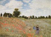 Poppies Blooming,, Claude Monet